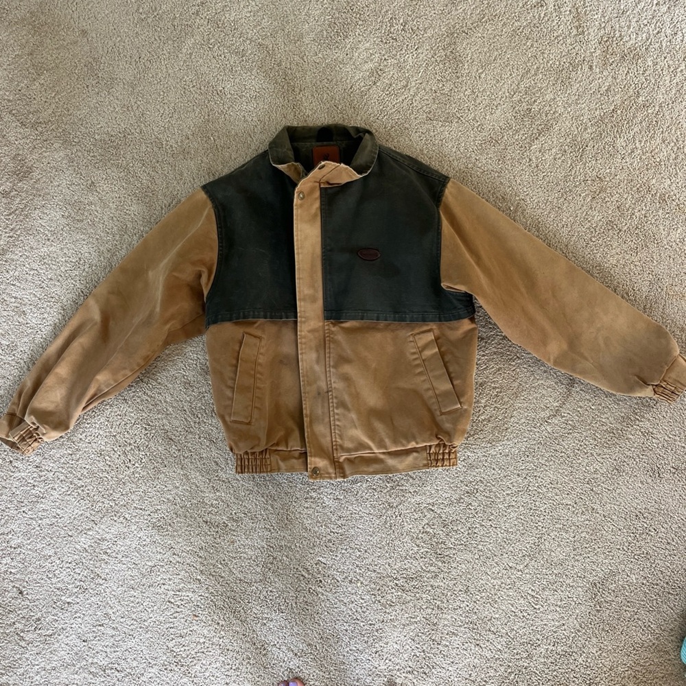 VINTAGE Browning Two-Tone Brown and Dark Green Field Jacket